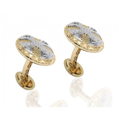 Albert Antique Style Gold cufflinks